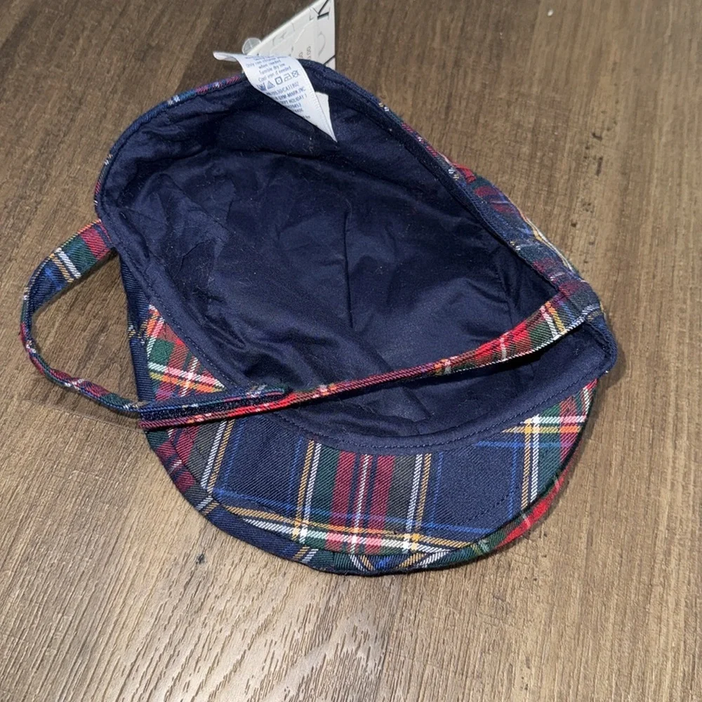 NWT Janie and Jack Boys Plaid Hat